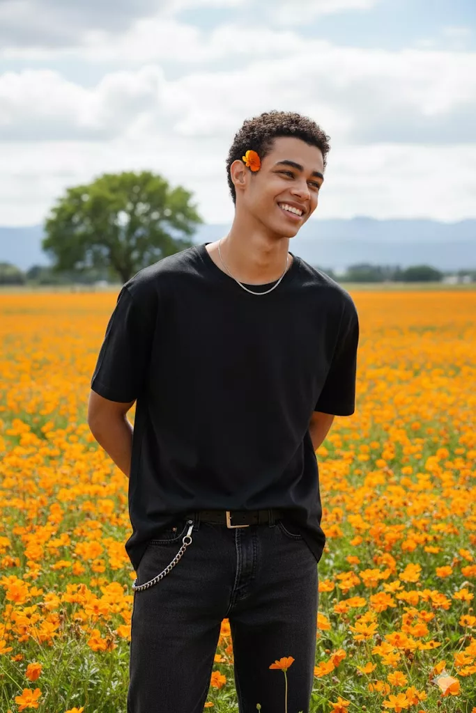 Outdoor Boys Photoshoot Prompts