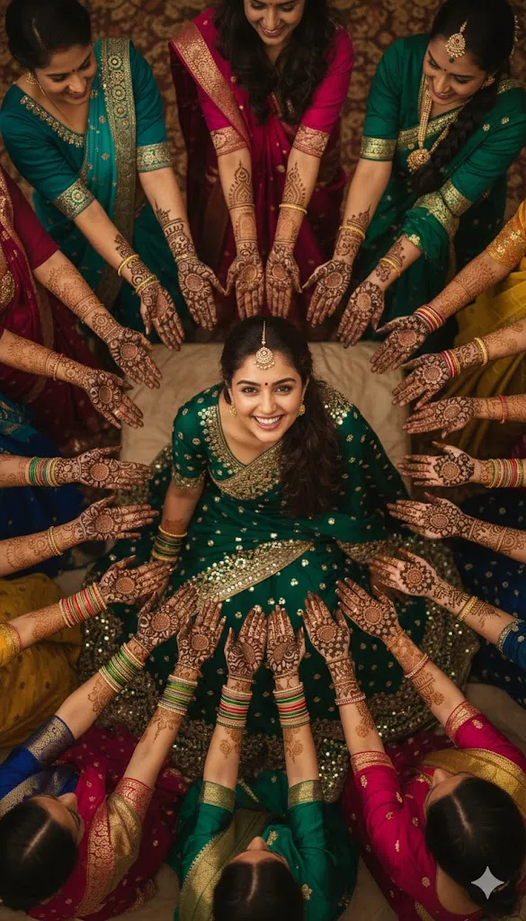 wedding rich group potrait