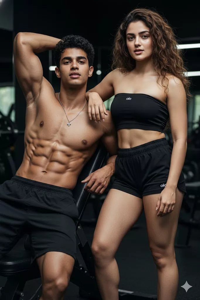 casal academia retrato hiper realista 4k