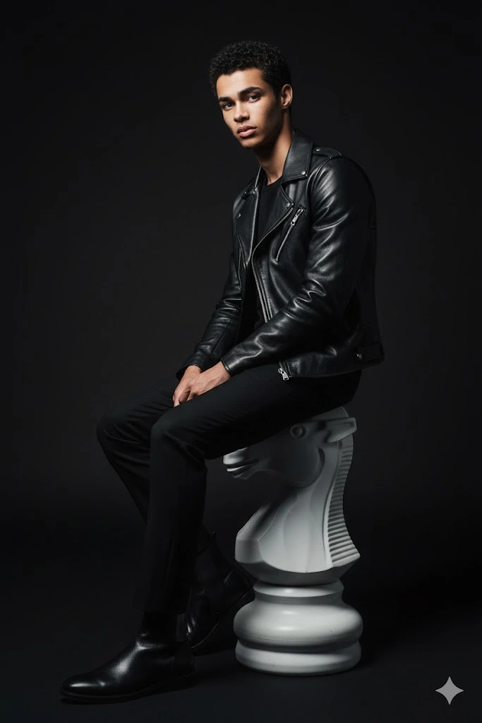 luxury chess ai portrait prompt cinematic style