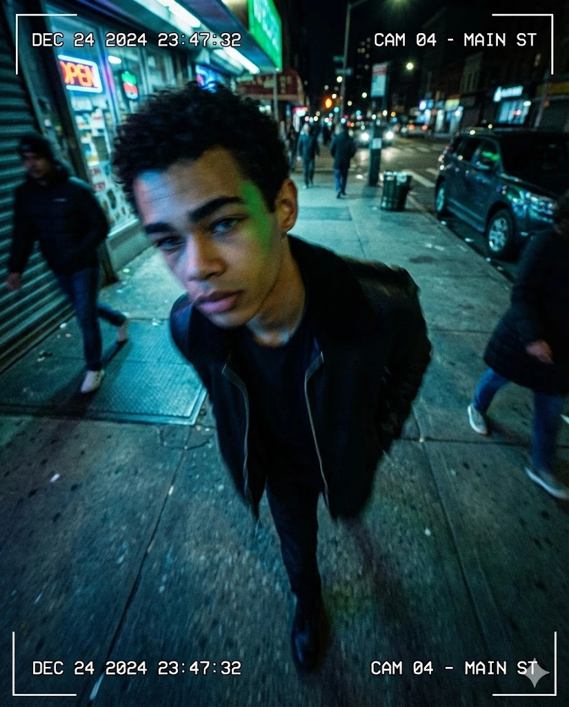 gemini surveillance style dslr street portrait urban fashion