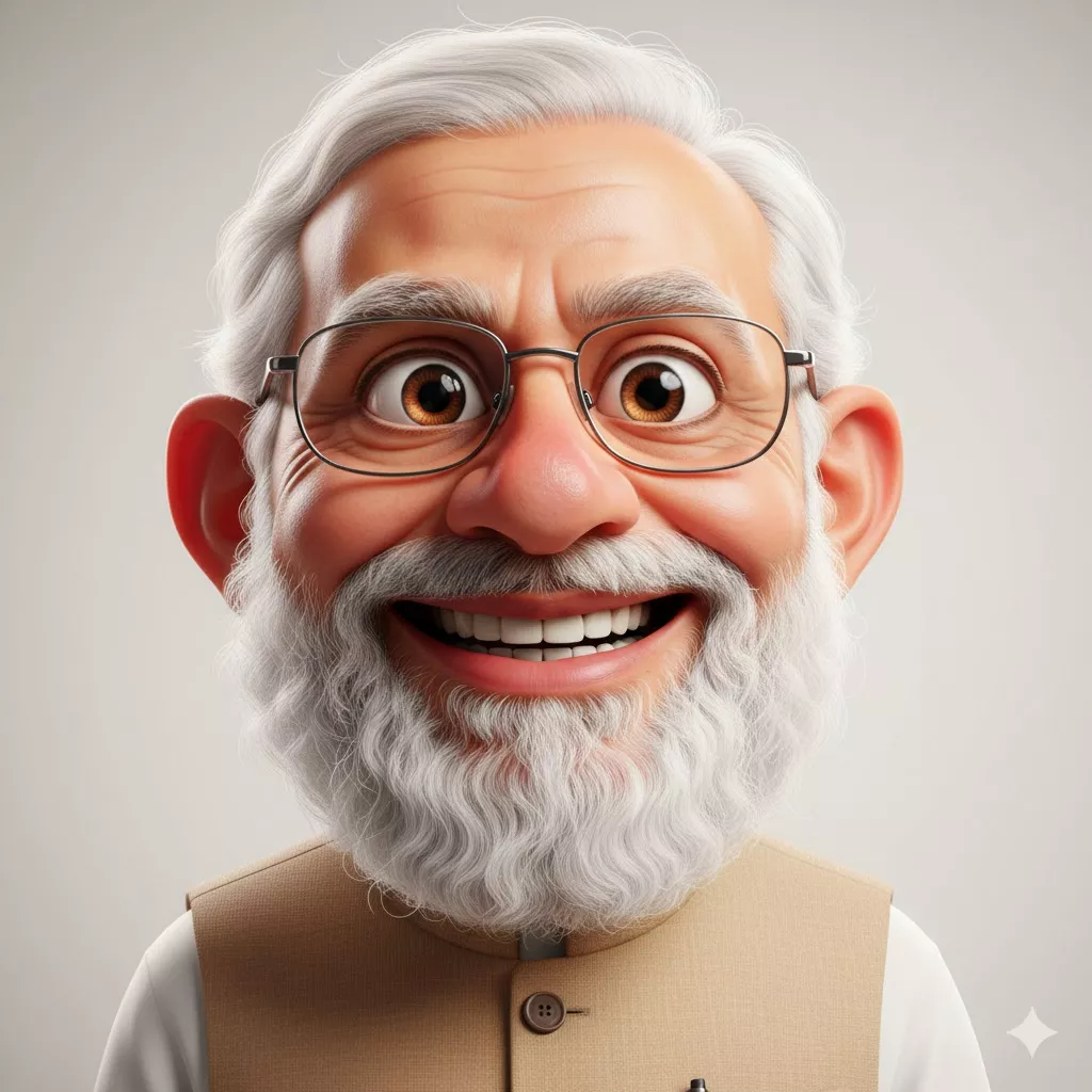 hyper realistic 4k cartoon portrait exaggerated facial features