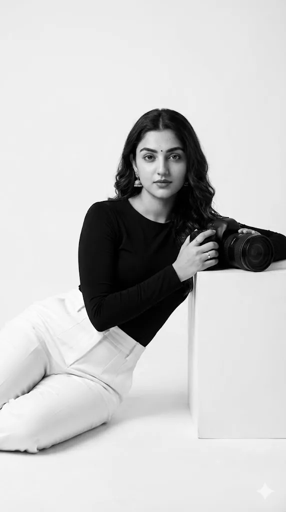 minimalist fine art editorial photographer portrait