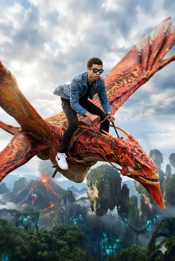 toruk avatar forward leaning commanding pose cinematic fantasy