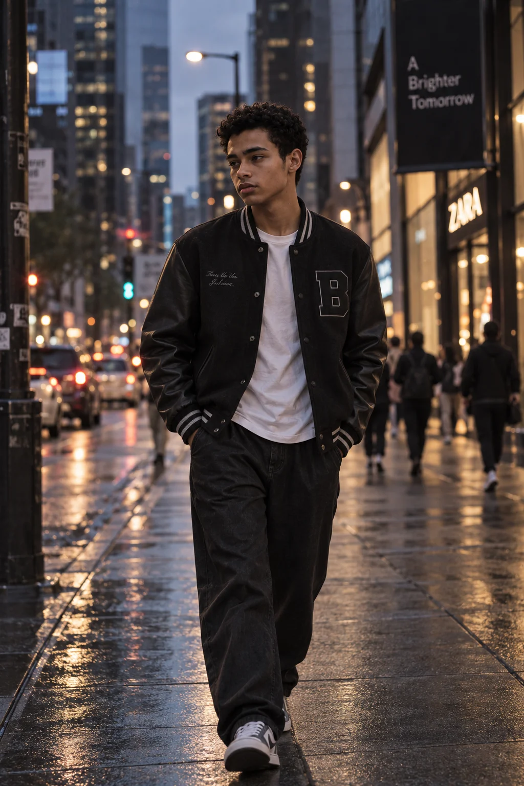 Cinematic Urban Boy Photoshoot Prompt