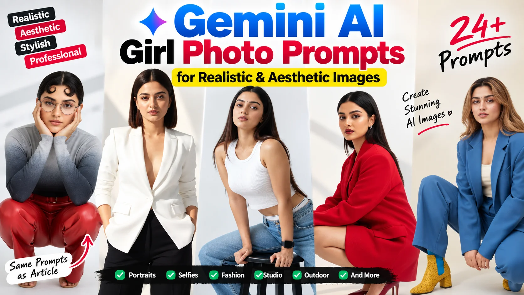 gemini ai girl photo prompts