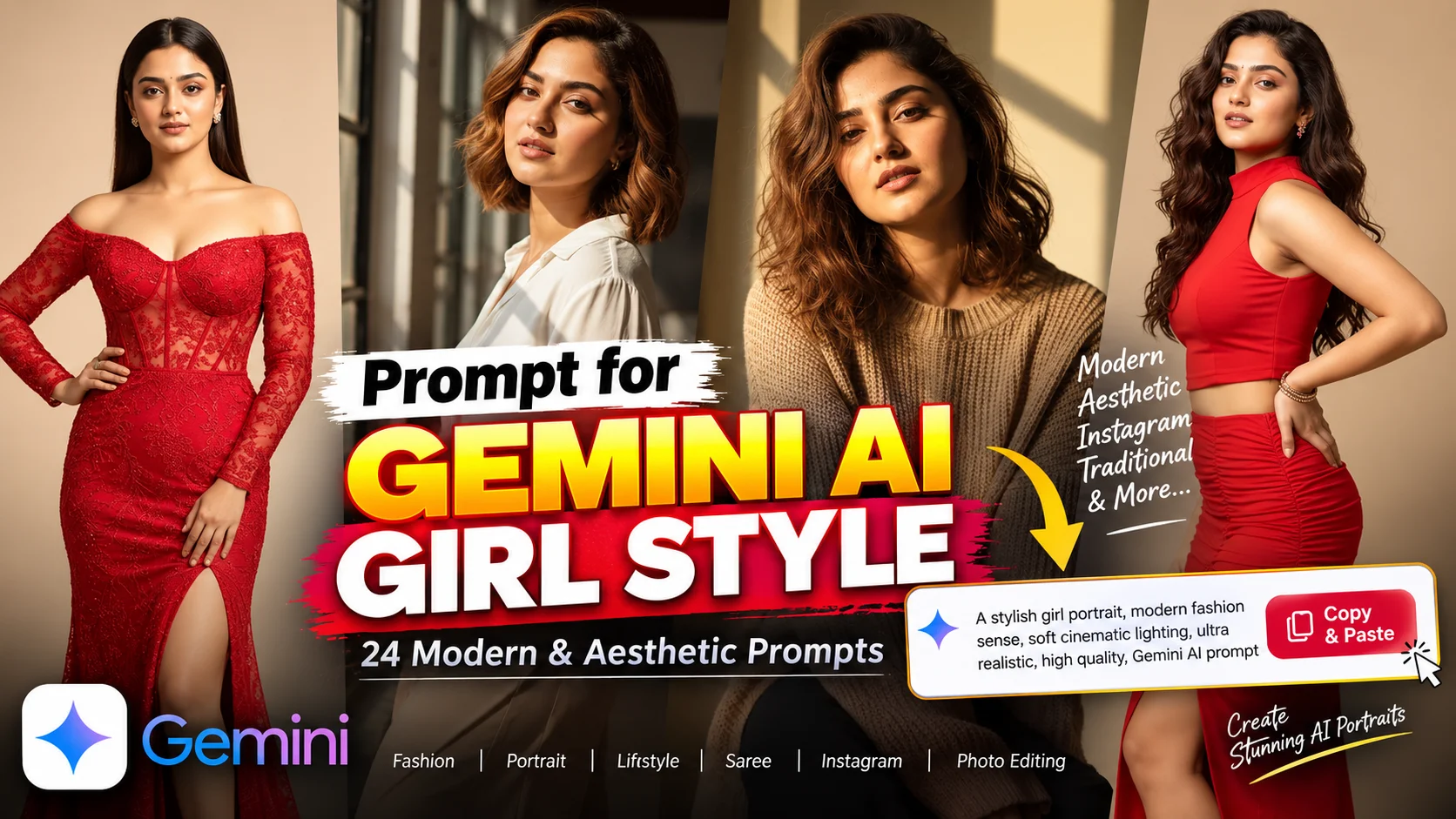 gemini ai girl style prompts