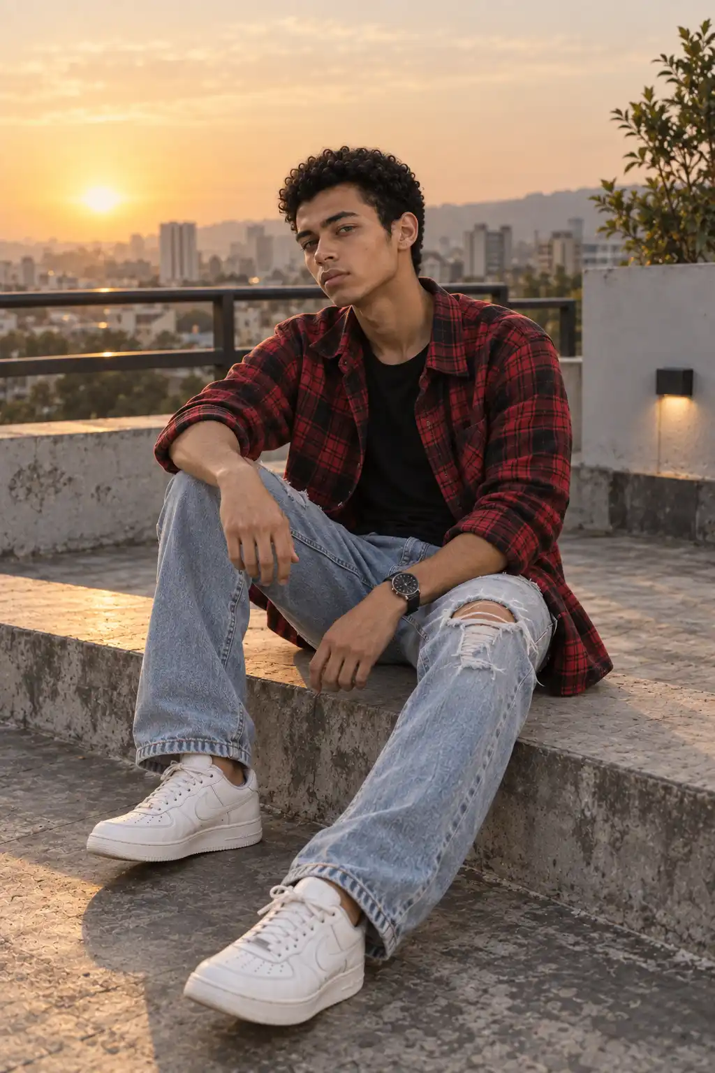 Golden Hour Casual Portrait