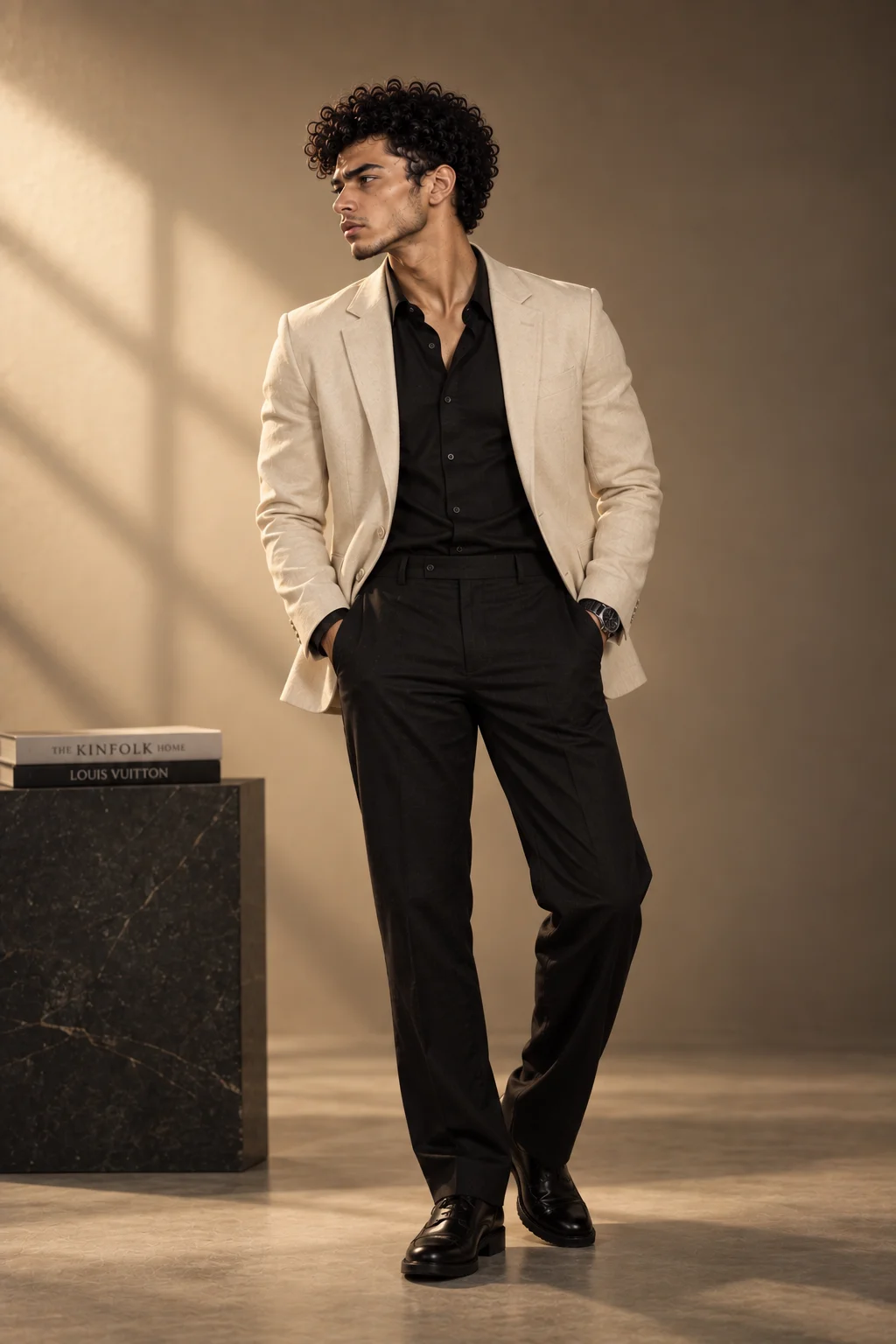 Luxury Editorial Studio Portrait