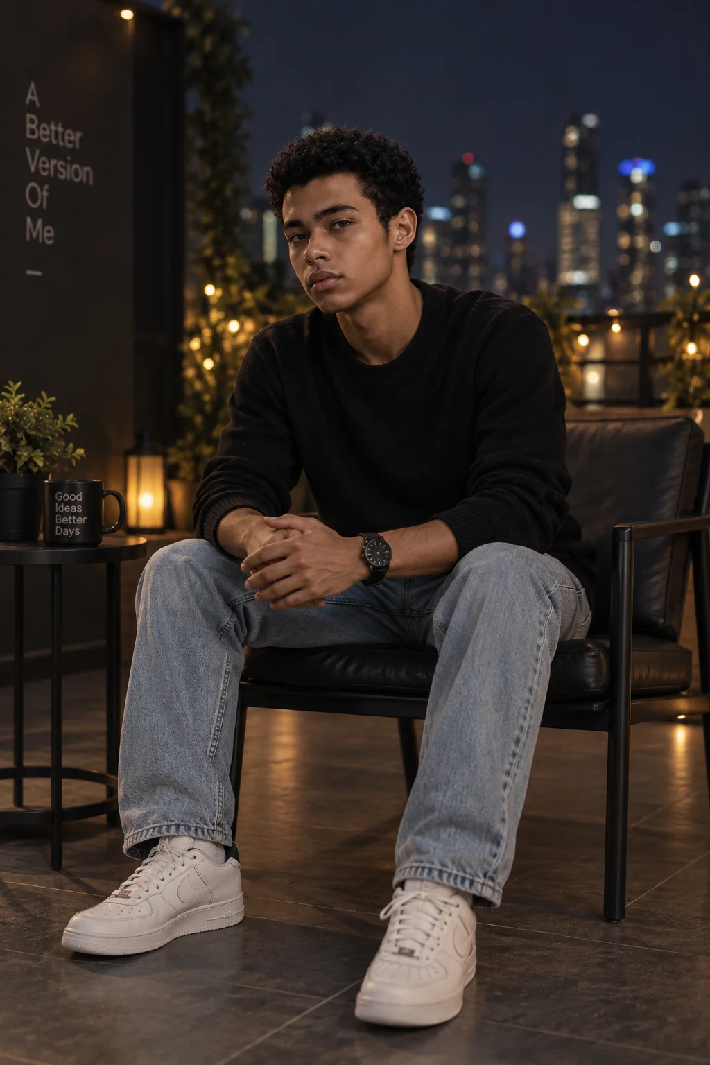 Studio-Style Night Portrait