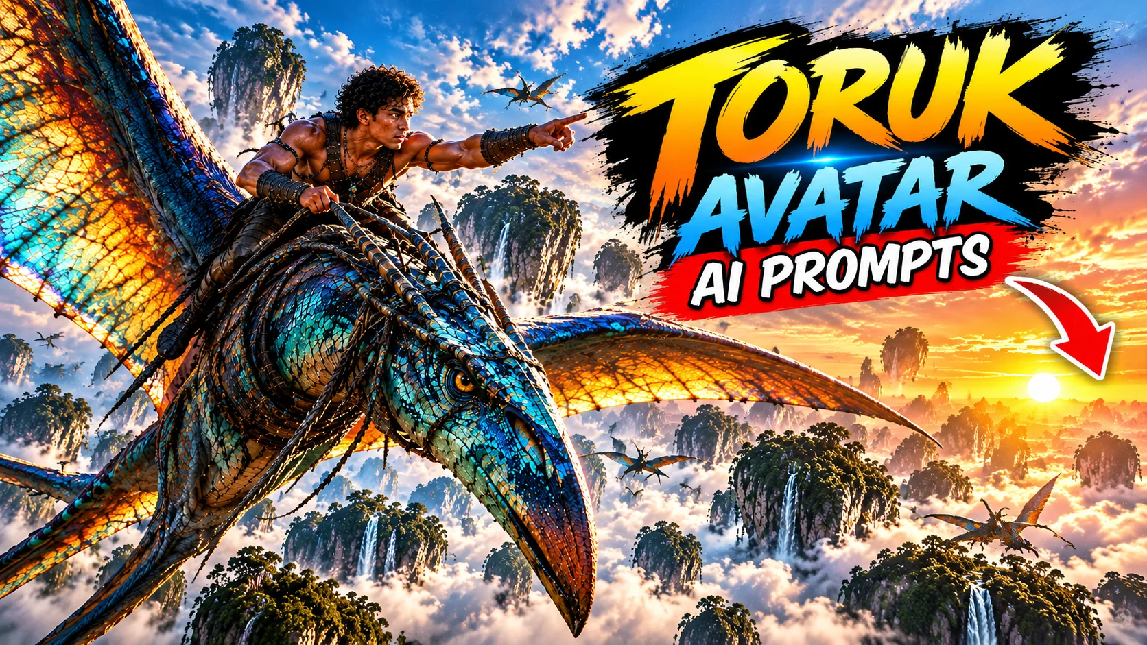 Toruk Avatar Cinematic Fantasy Prompts for Gemini AI
