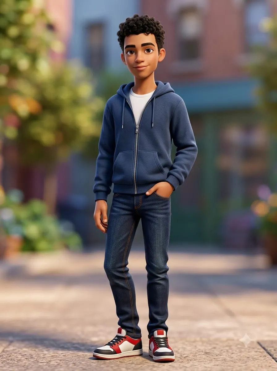 Full-Body 3D Cartoon Character Prompt