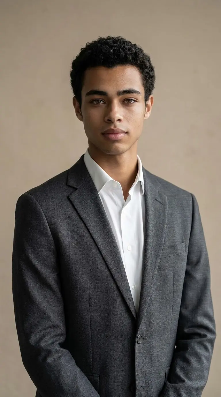 Minimalist Studio Portrait