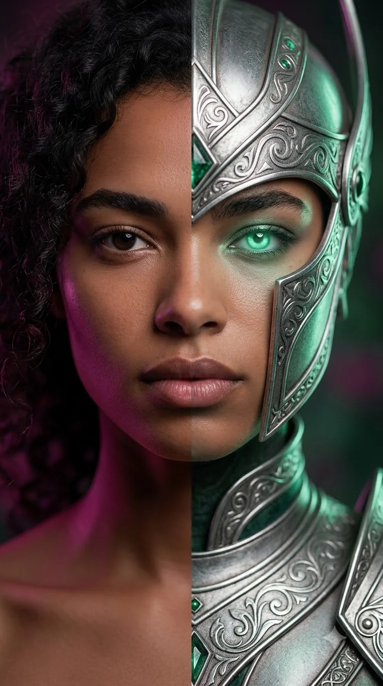 Elegant Human and Fantasy Split