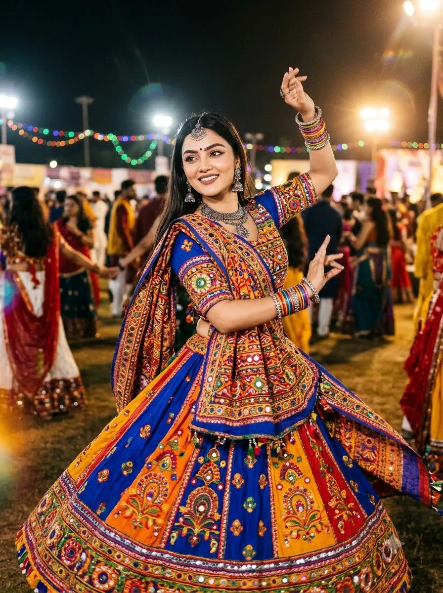 Garba Dance Pose
