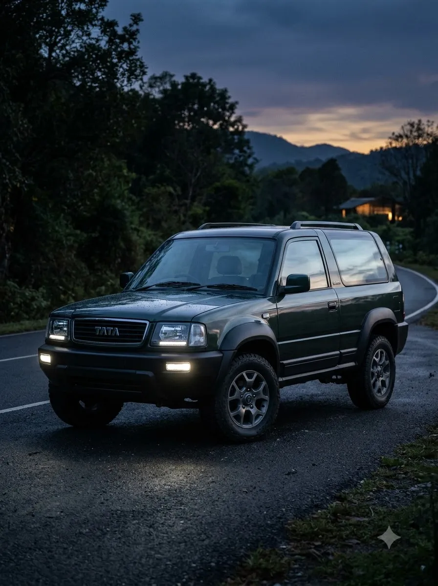 Cinematic Tata Sierra Photography Prompt