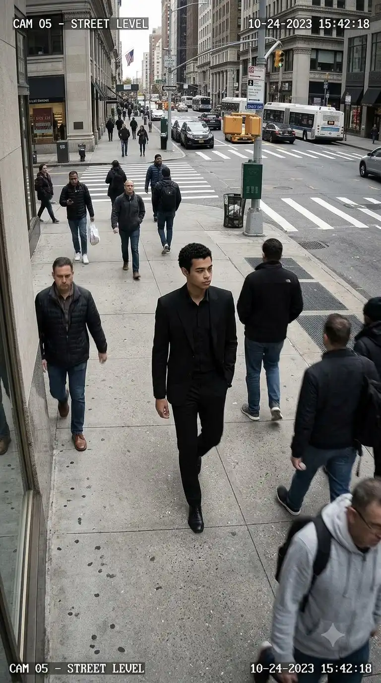 Turn a Fashion Photo Into a Surveillance Portrait