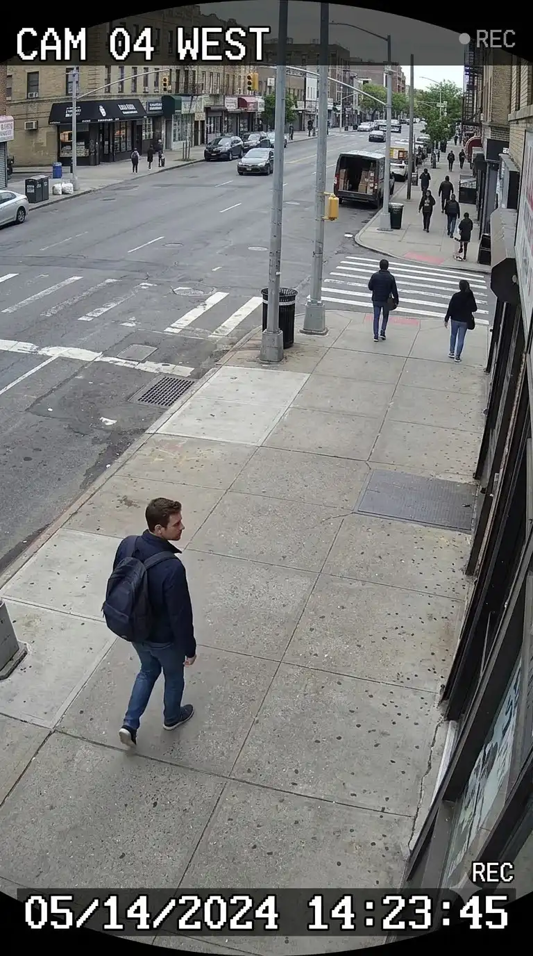 Security-Camera Version of a Reference Photo