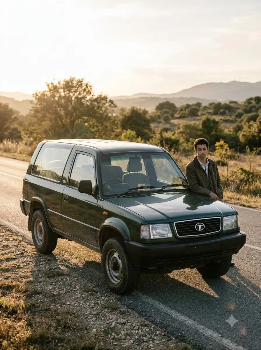Tata Sierra Golden Hour Photography Prompt