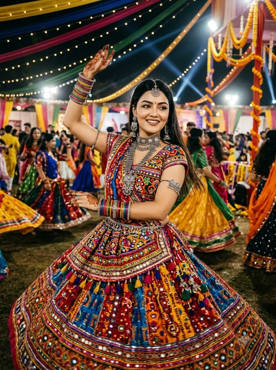 Garba Prompt for Girl