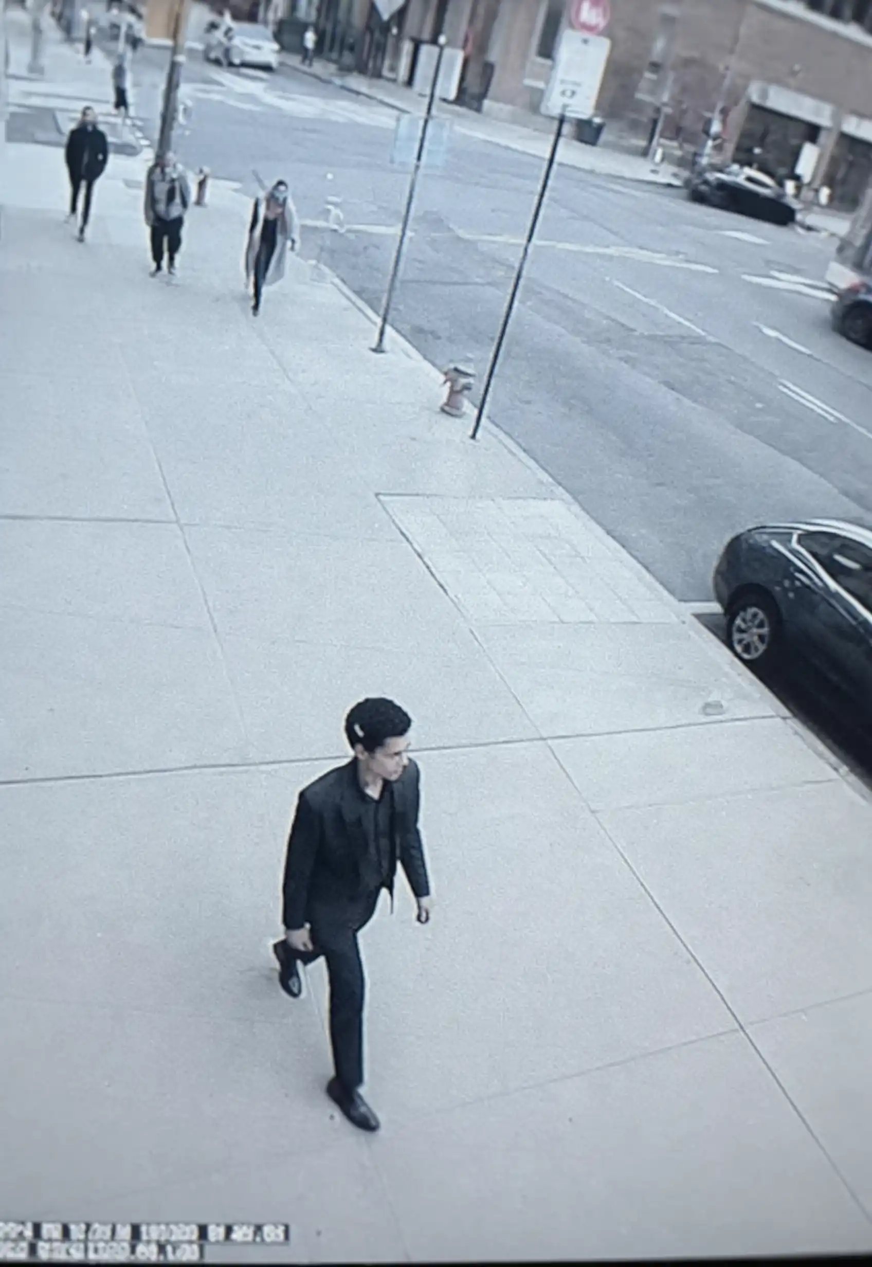 Corner-Mounted CCTV Street View