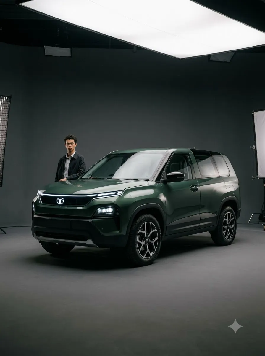 Tata Sierra Premium Studio Photography Prompt