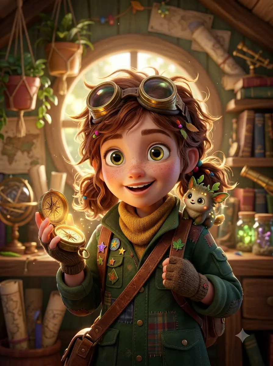Pixar-Inspired Family-Friendly 3D Animation Look