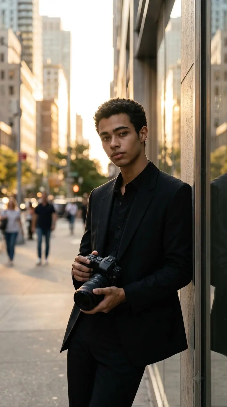 Golden-Hour Urban Portrait