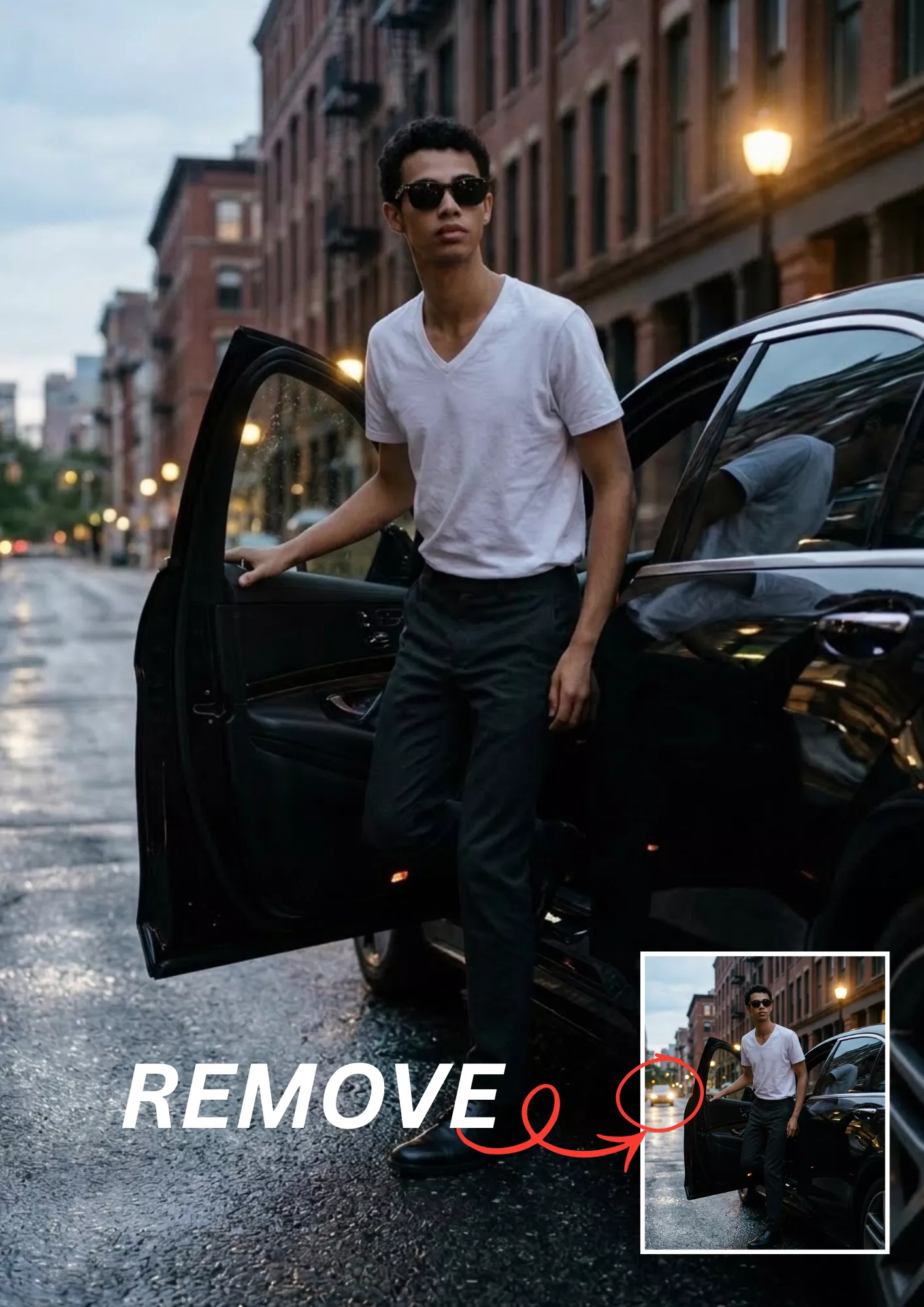 Remove Distracting Background Clutter