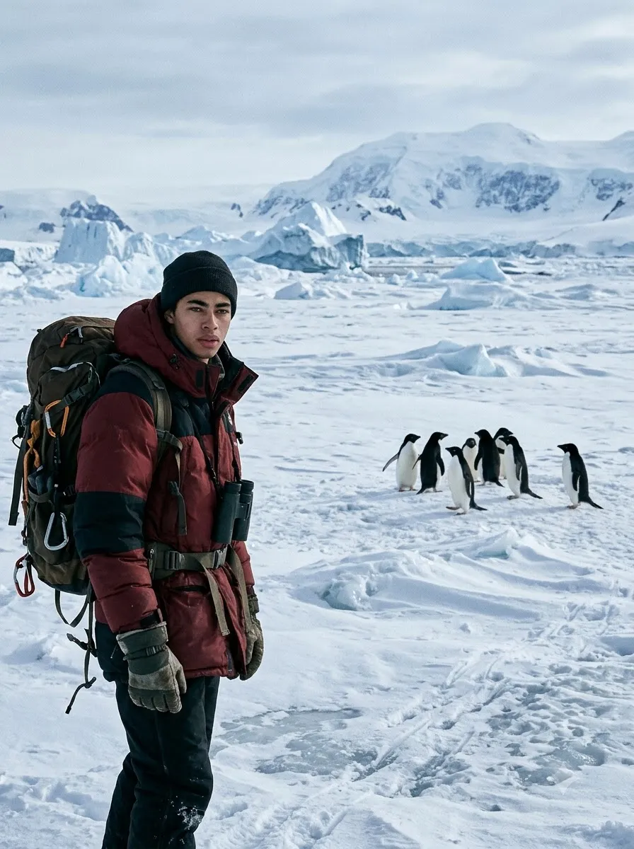 Antarctic Expedition with Penguins
