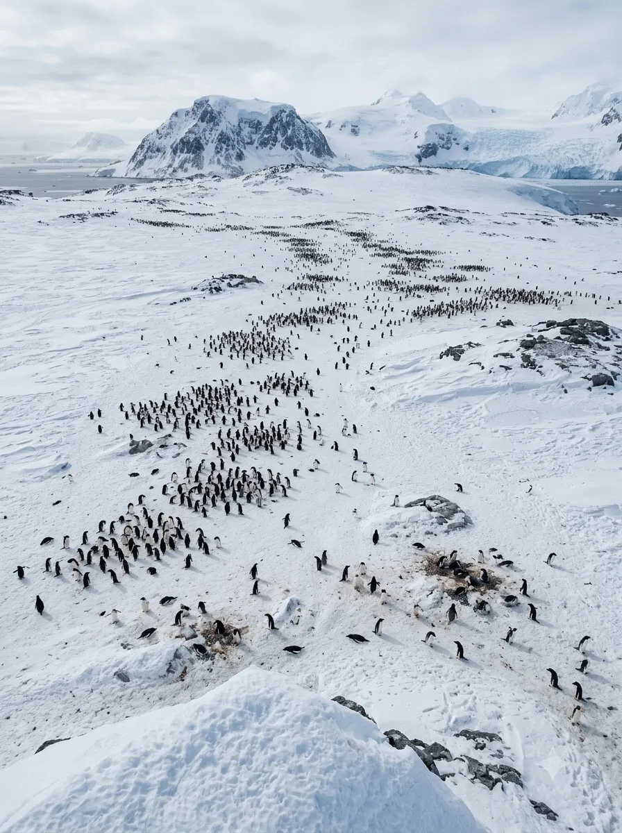 Massive Penguin Colony